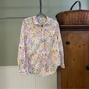 Old Navy “The Classic” Multicolor Floral Shirt